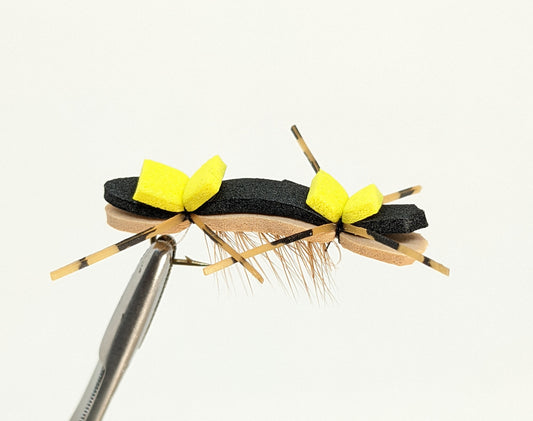 Chernobyl Ant  Fly fishing fly. Dry, subsurface and nymph flies for anglers and fisherman. All the flies you need for sale online. Flies to buy online. Online fly fishing supplies. Catch fish with flies from Frontier Flies.