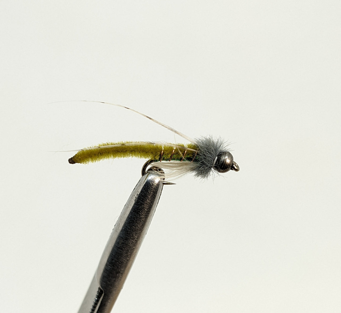 Fox Pupa Bead Head Olive  Fly fishing fly. Dry, subsurface and nymph flies for anglers and fisherman. All the flies you need for sale online. Flies to buy online. Online fly fishing supplies. Catch fish with flies from Frontier Flies.