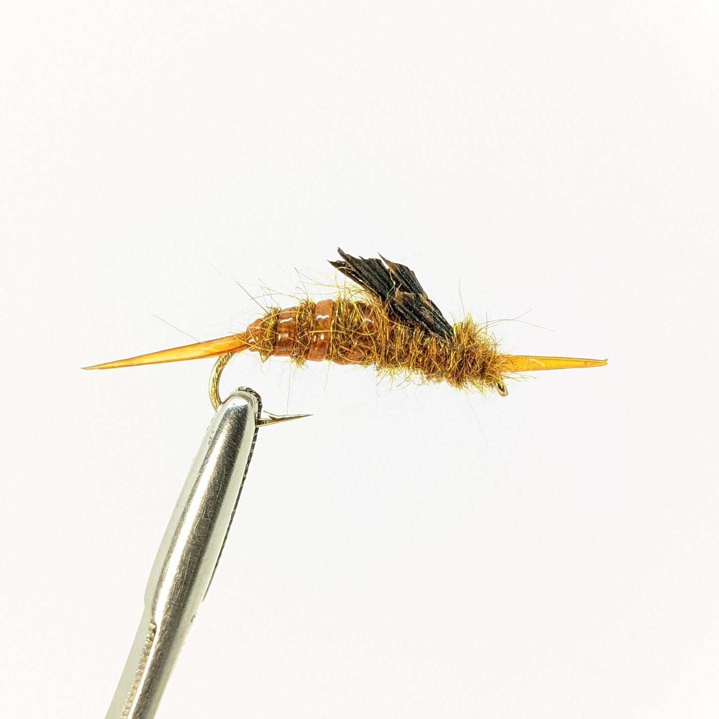 Golden Stone Nymph  Fly fishing fly. Dry, subsurface and nymph flies for anglers and fisherman. All the flies you need for sale online. Flies to buy online. Online fly fishing supplies. Catch fish with flies from Frontier Flies.