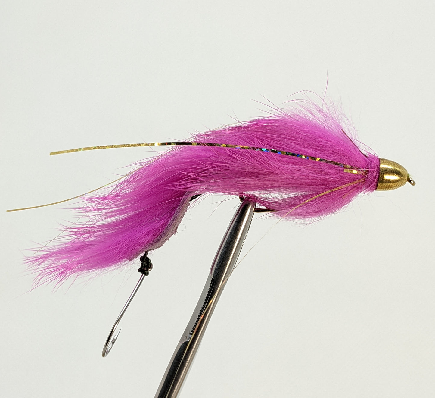 Pink Streamer Conehead Fly fishing fly. Dry, subsurface and nymph flies for anglers and fisherman. All the flies you need for sale online. Flies to buy online. Online fly fishing supplies. Catch fish with flies from Frontier Flies.